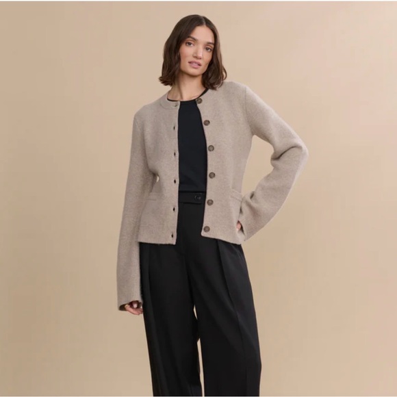 Jenni Kayne Cooper cashmere cardigan large - Picture 2 of 6